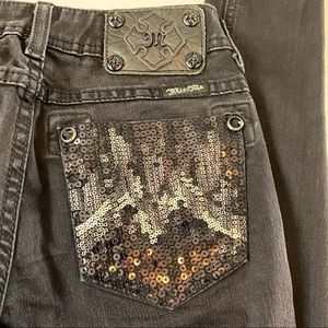 Miss Me Skinny Jeans JE5754GL Sequins Western